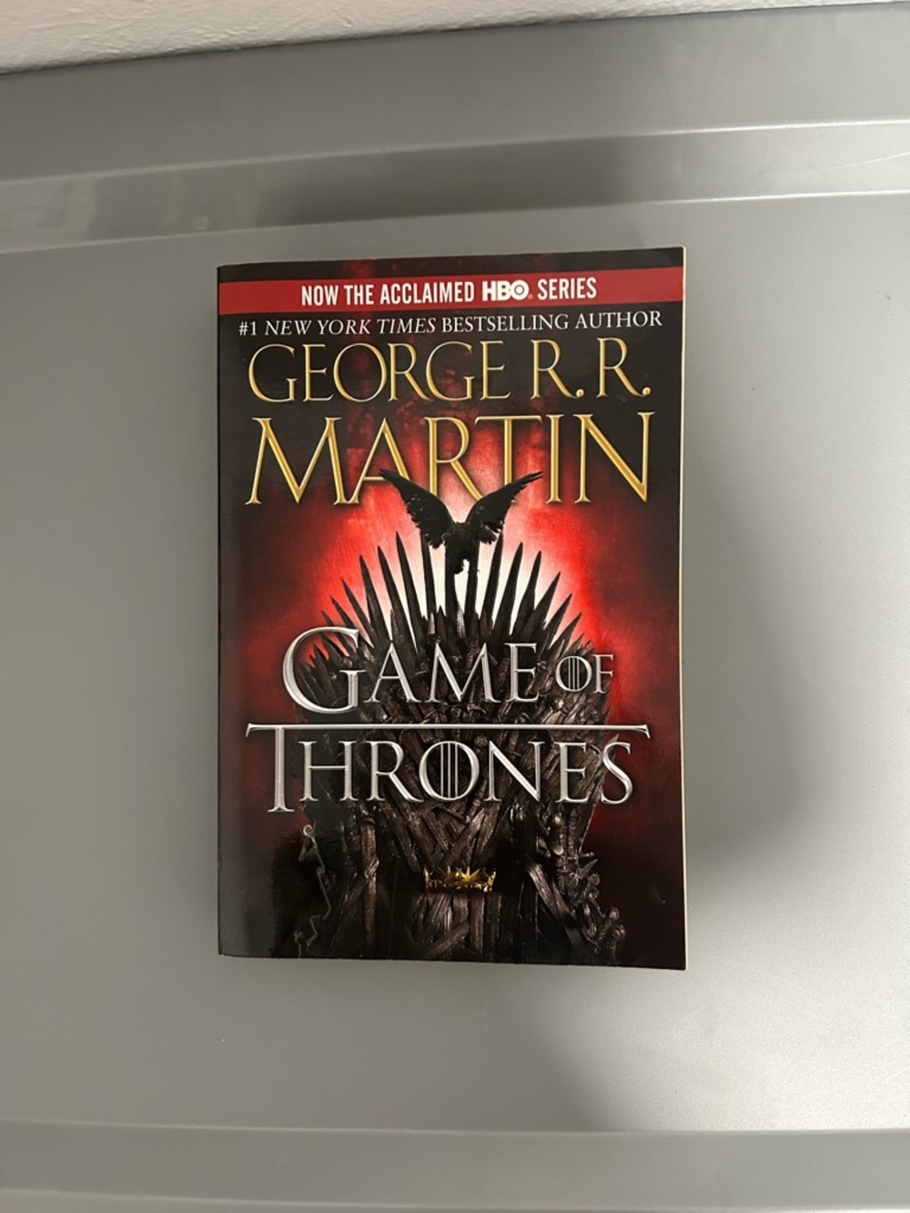 Game of Thrones by George R.R. Martin - Red & Black Paperback